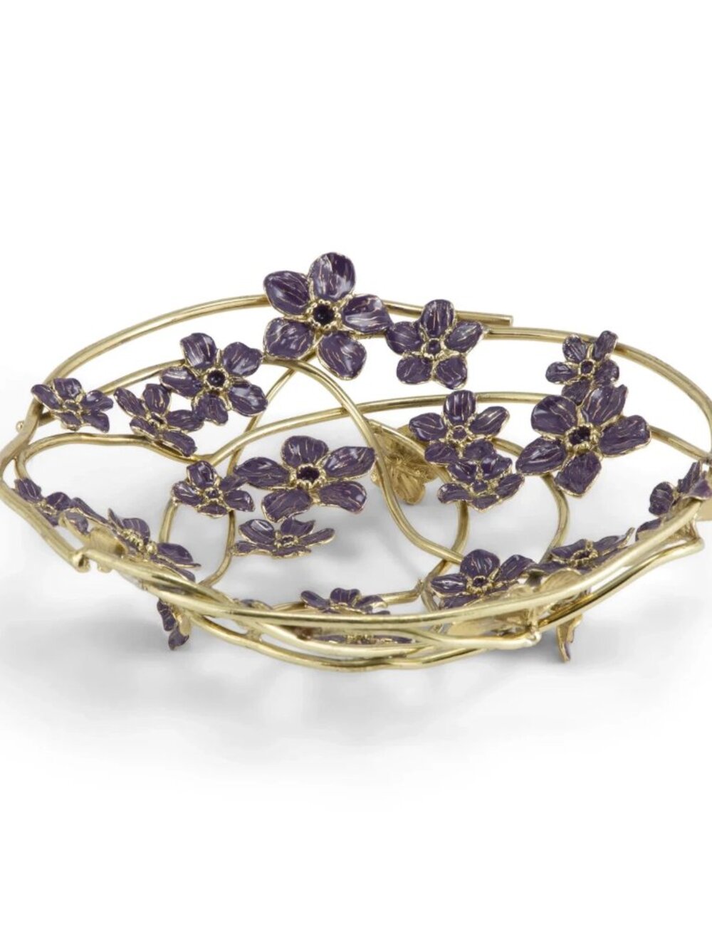 Michael Aram Forget Me Not Decorative Bowl – Hand Crafted Designer Bowl - Gift